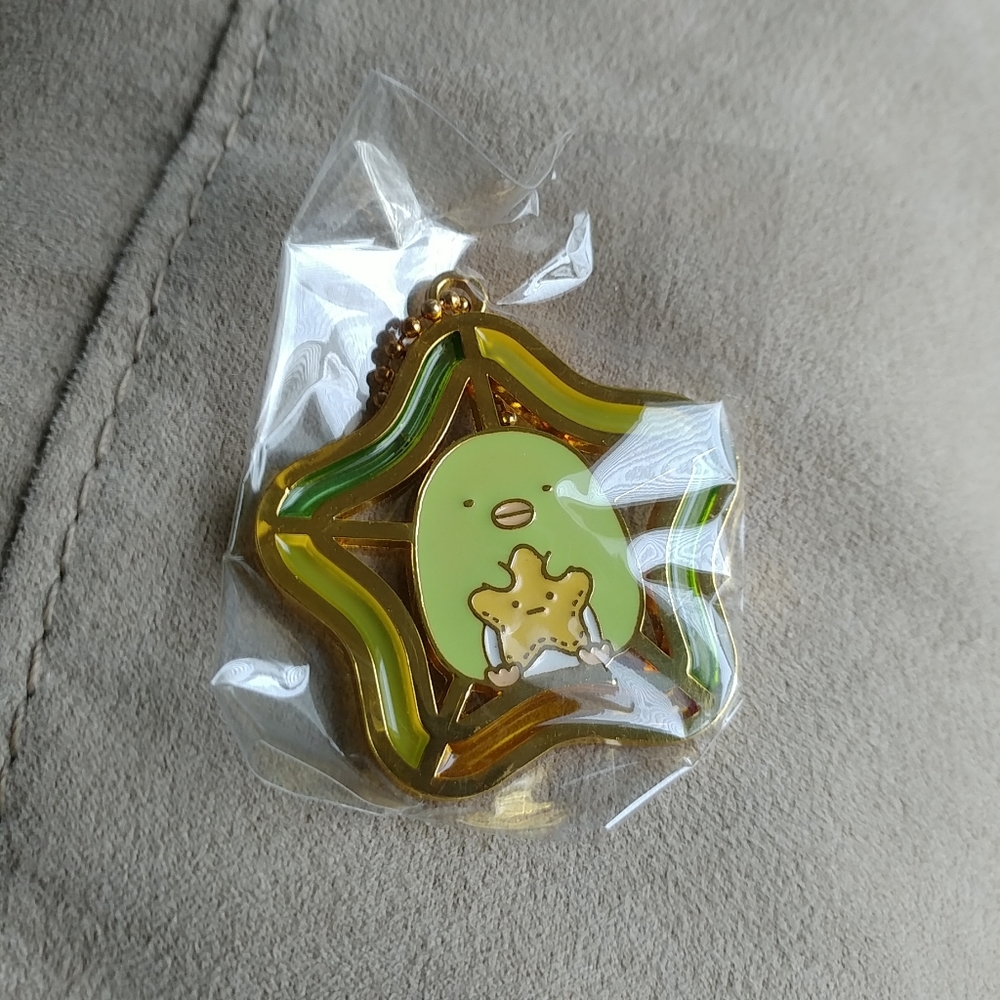 Sumikko Gurashi Penguin? stained glass charm